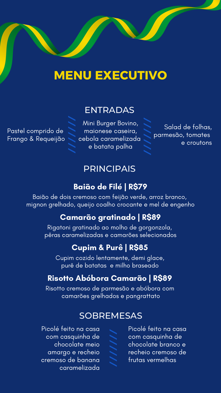 MENU EXECUTIVO JUNHO